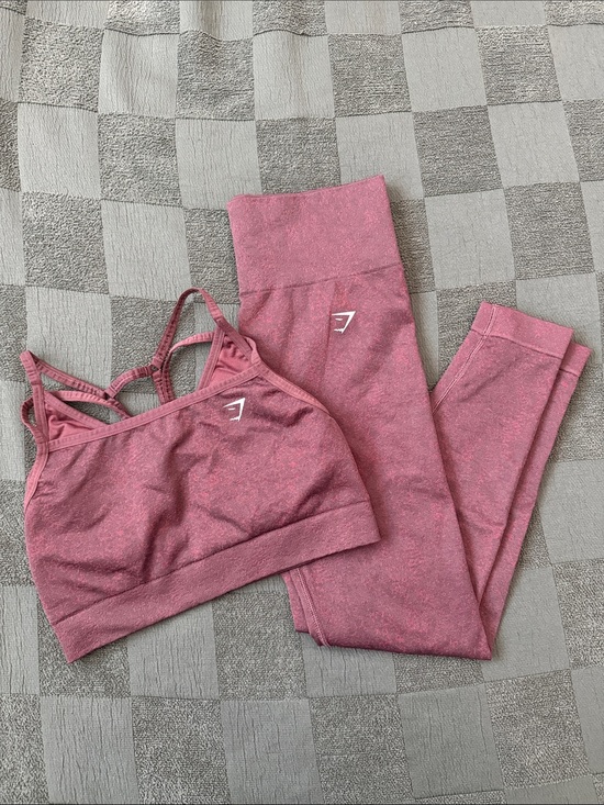 Gymshark Other - Gymshark Plum Seamless Sports Bra and Leggings Set